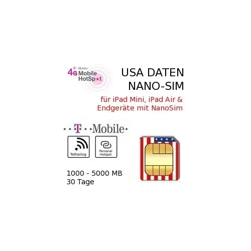 USA NANOSIM T-Mobile
