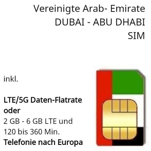 Dubai SIM VAE