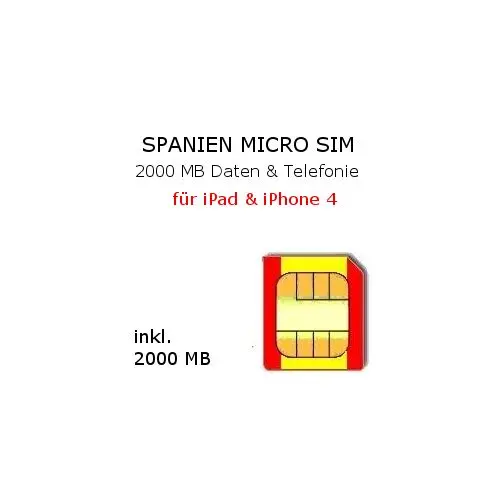 Spanien MICRO SIM