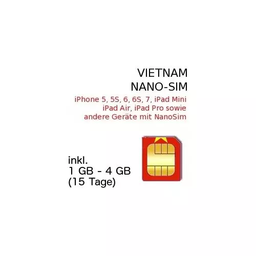 Vietnam NANO SIM