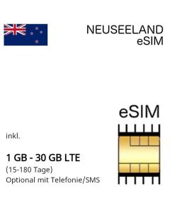 eSIM Neuseeland