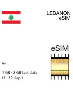 Lebanese eSIM Lebanon
