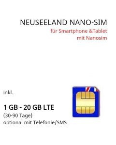 Neuseeland NANO SIM