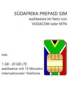 VODACOM Südafrika SIM