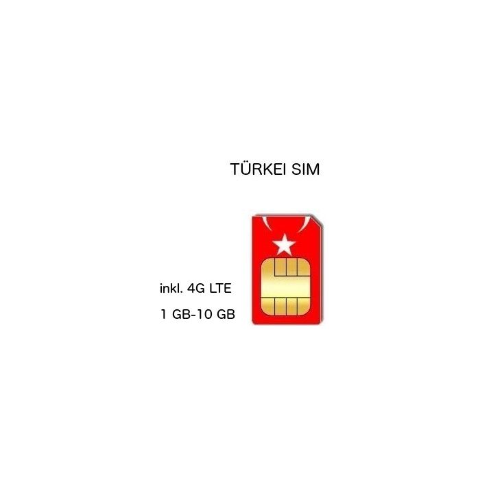Türkei SIM inkl. 1200 GB im von Turkcell und Aycell (AVEA)